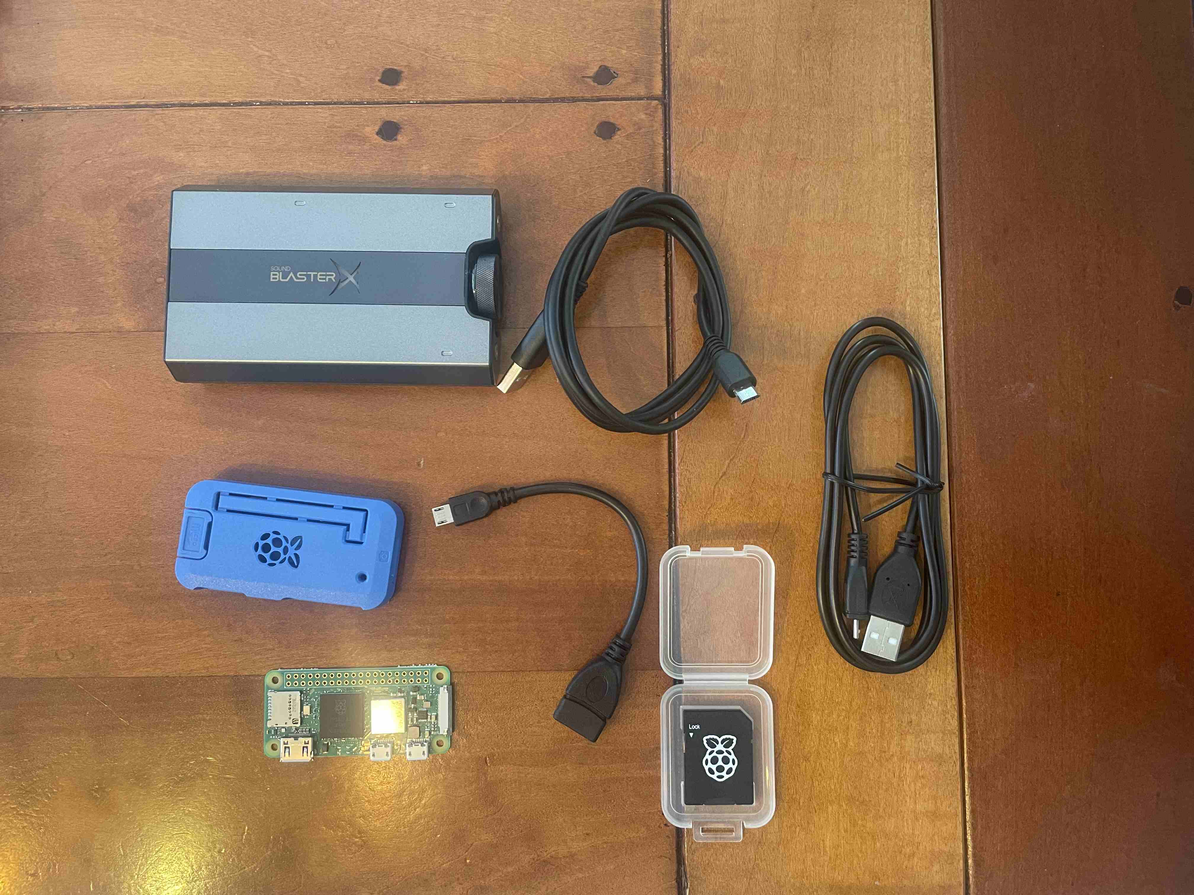 Picture of the components